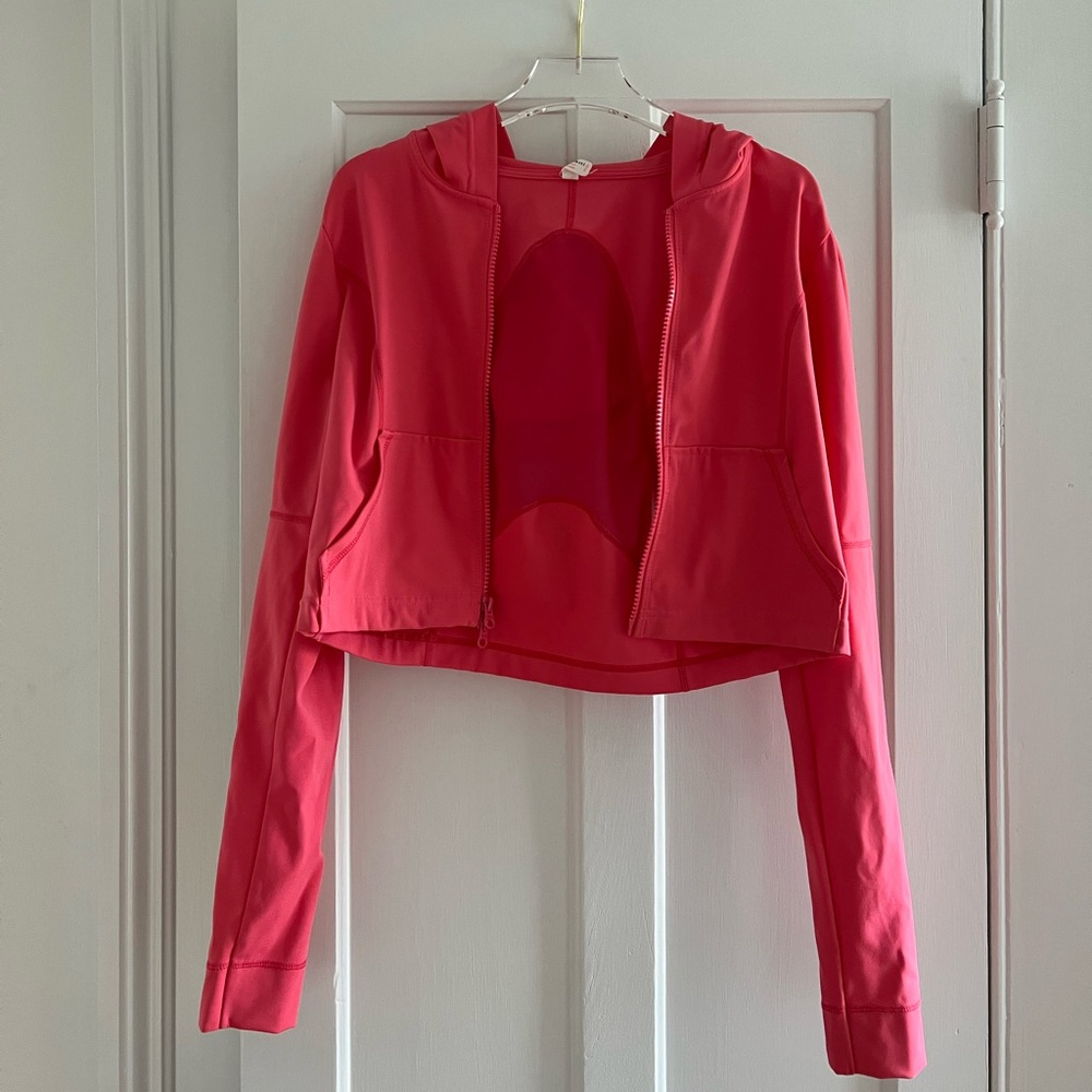 Free People Movement Romance Me Cropped Hoodie